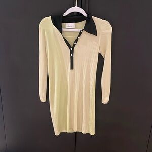 Philip Lim lime colored with black trim, cute casual dress